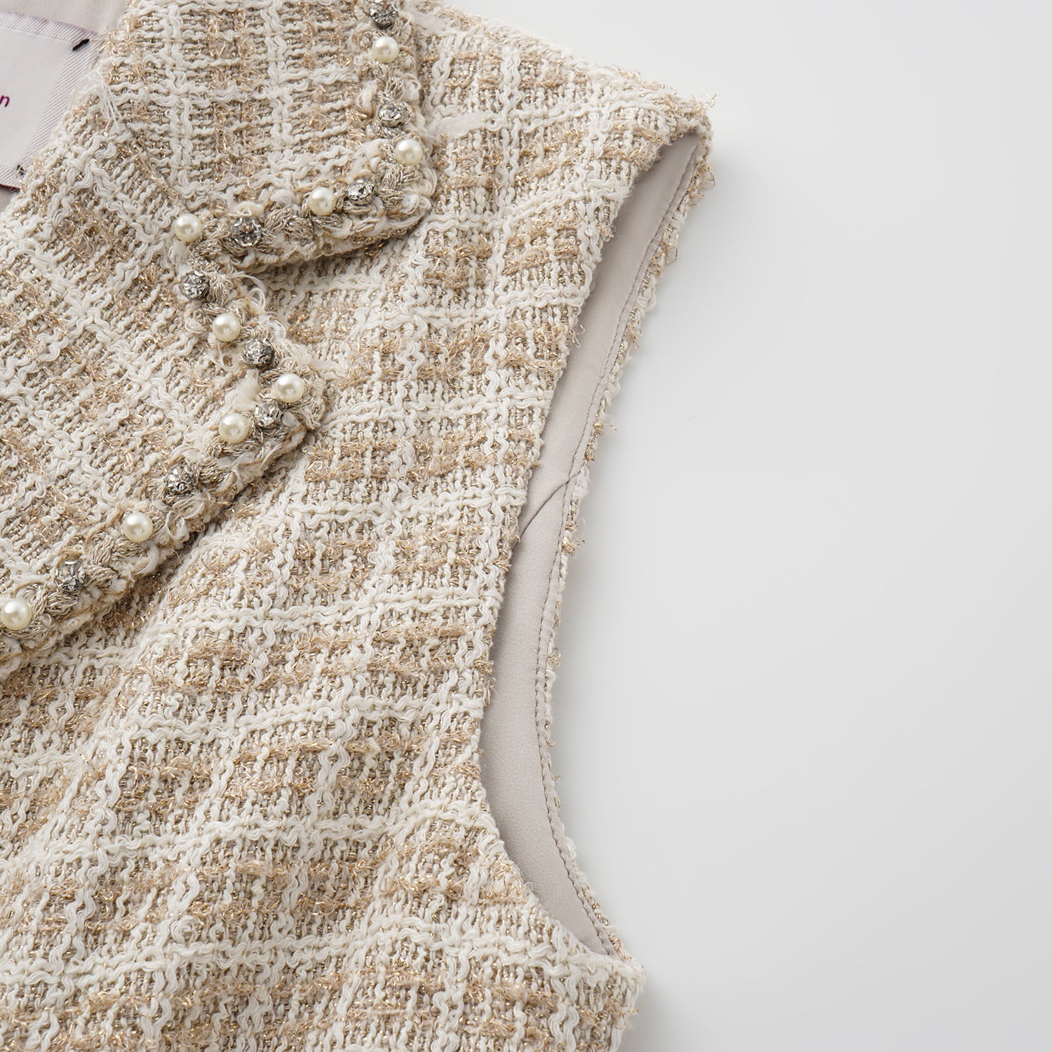 "Westminster Weekdays" 法國縷金工藝花呢修身背心—Long Island Reverie長島假期