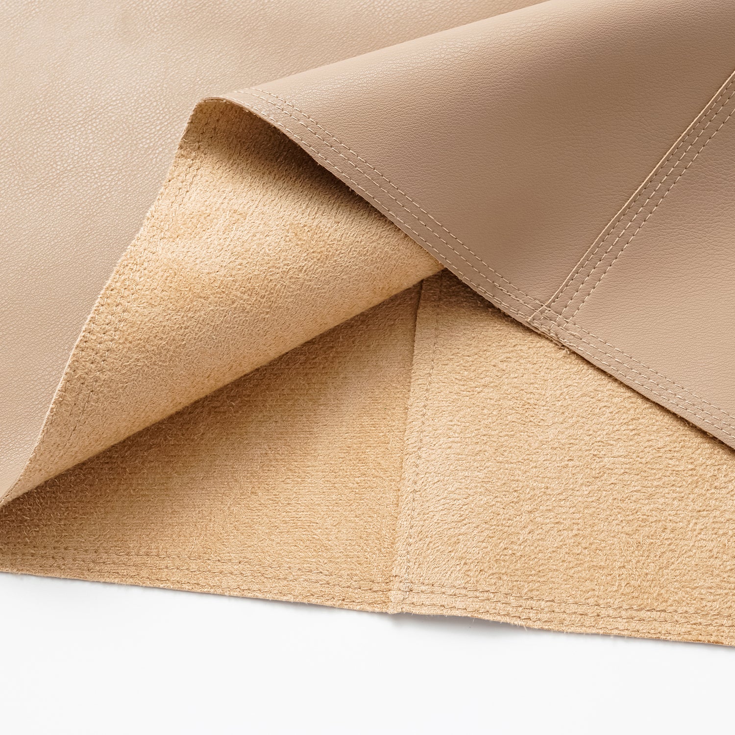 “Easy-go Chic” 純素皮切皮工藝鉛筆裙—裸色