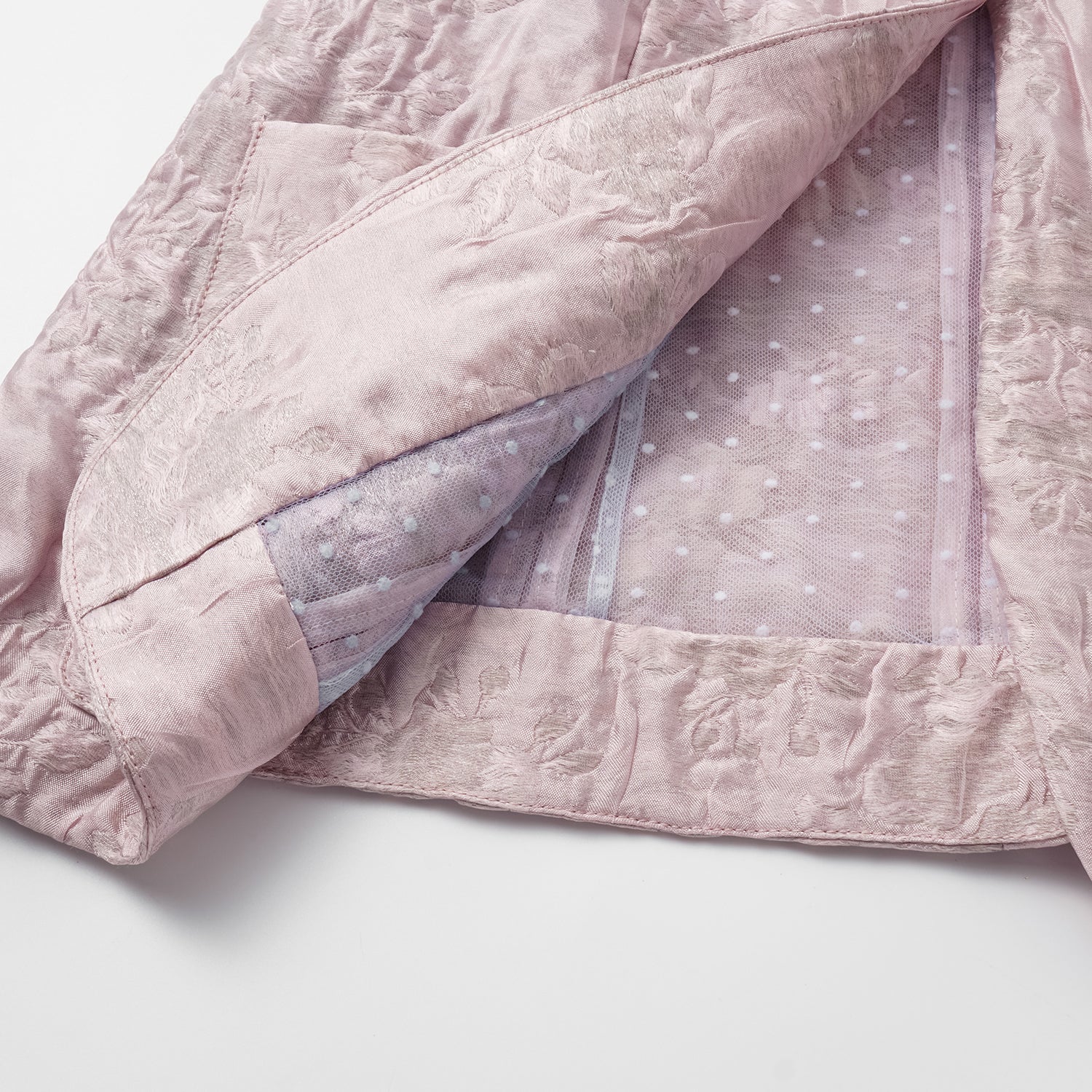 “春意” 冰晶提花輕國風馬甲背心—薔薇露