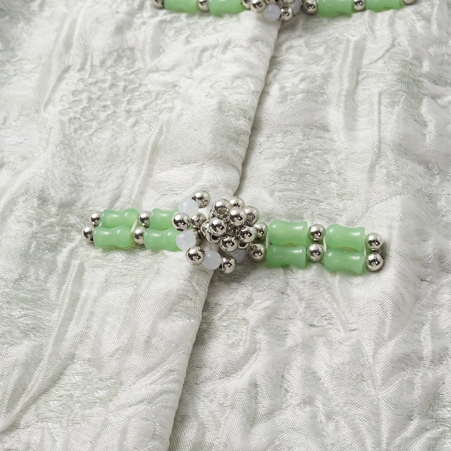 “春意” 冰晶提花輕國風馬甲背心—浮玉春