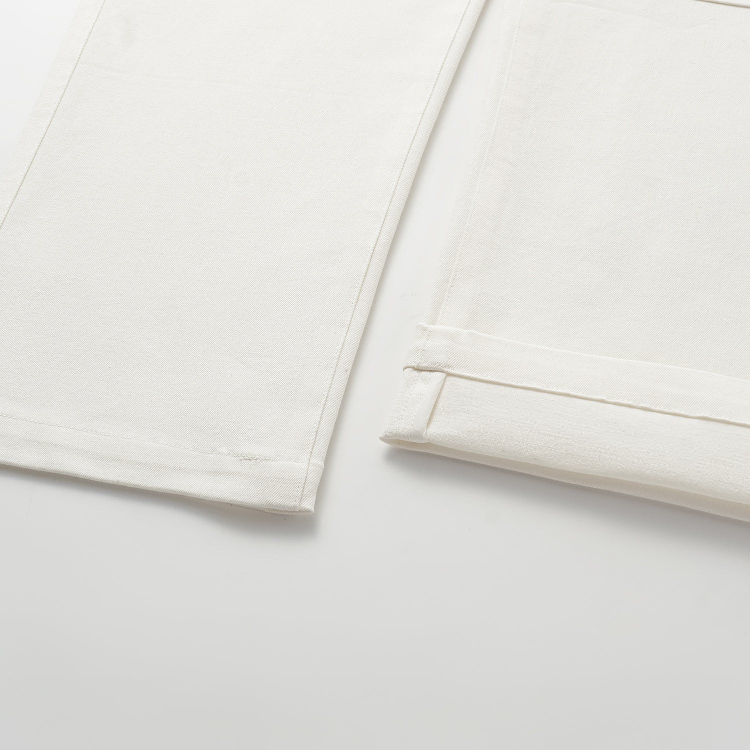 “Easy-go Chic” Premium 頂級高彈力棉牛仔九分褲—白