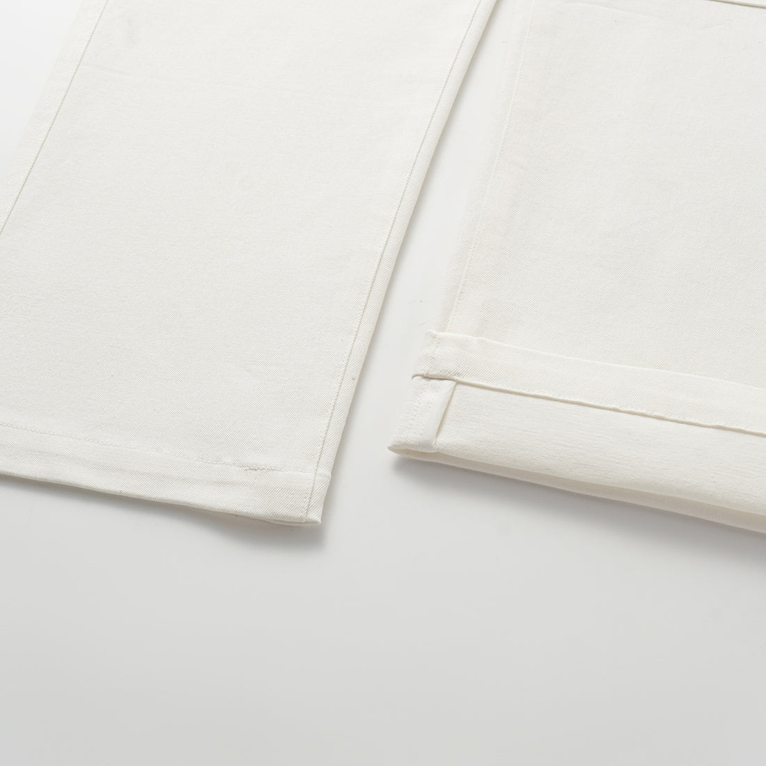 “Easy-go Chic” Premium 頂級高彈力棉牛仔九分褲—白