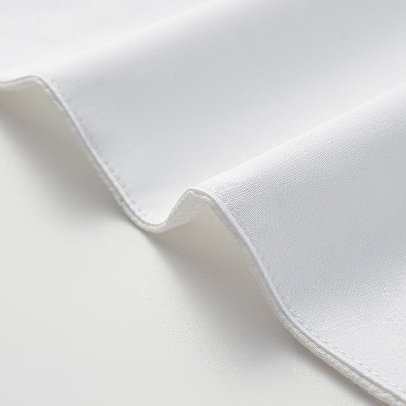 “Easy go Chic” 華夫格墊肩襯衫/短褲套裝—白