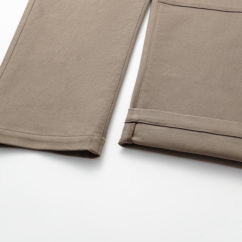 “Easy-go Chic” Premium 頂級高彈力棉牛仔九分褲—餅乾