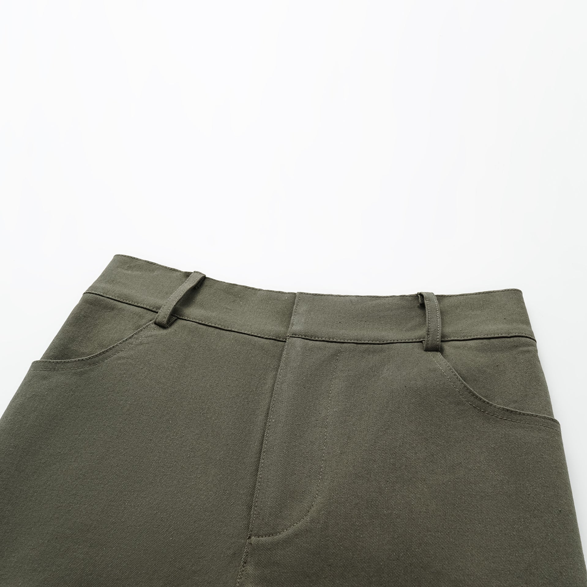 “Easy-go Chic” Premium 頂級高彈力棉牛仔九分褲—深灰