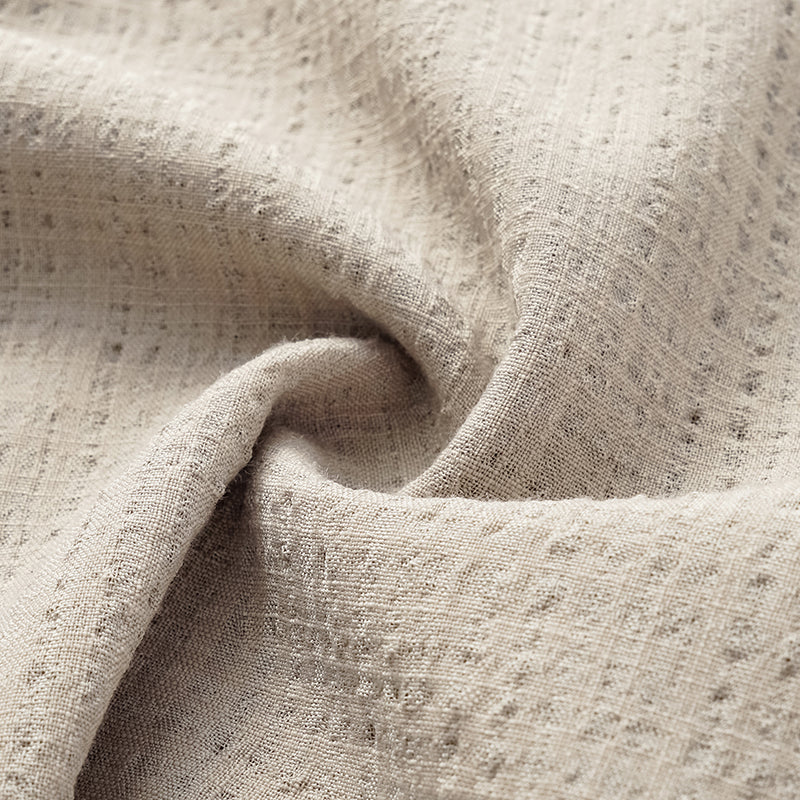 “Easy go Chic” 華夫格墊肩襯衫/短褲套裝—大象灰