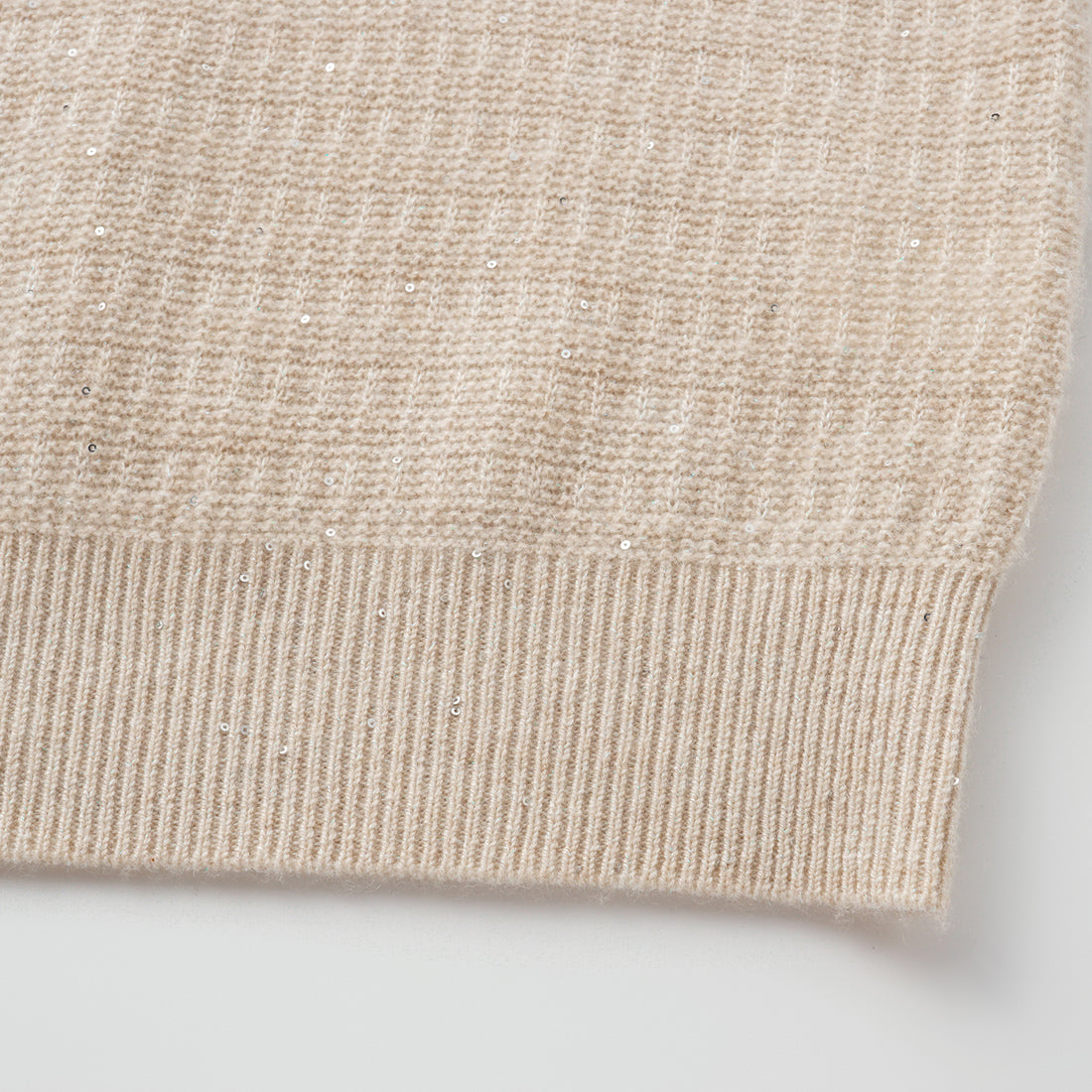 “Autumn Diary” 100% Cashmere極細絨柔星點高領針織背心—Dream of Wheatfield麥田之夢