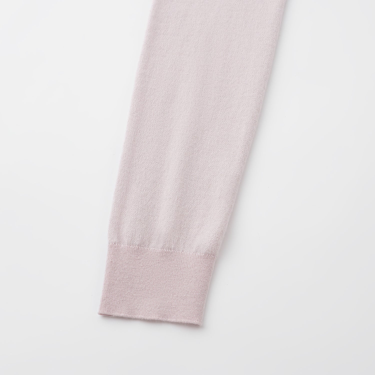 “Winter Diary"Cashmere極簡純色立領針織衫—Blush Breeze玫瑰胭粉