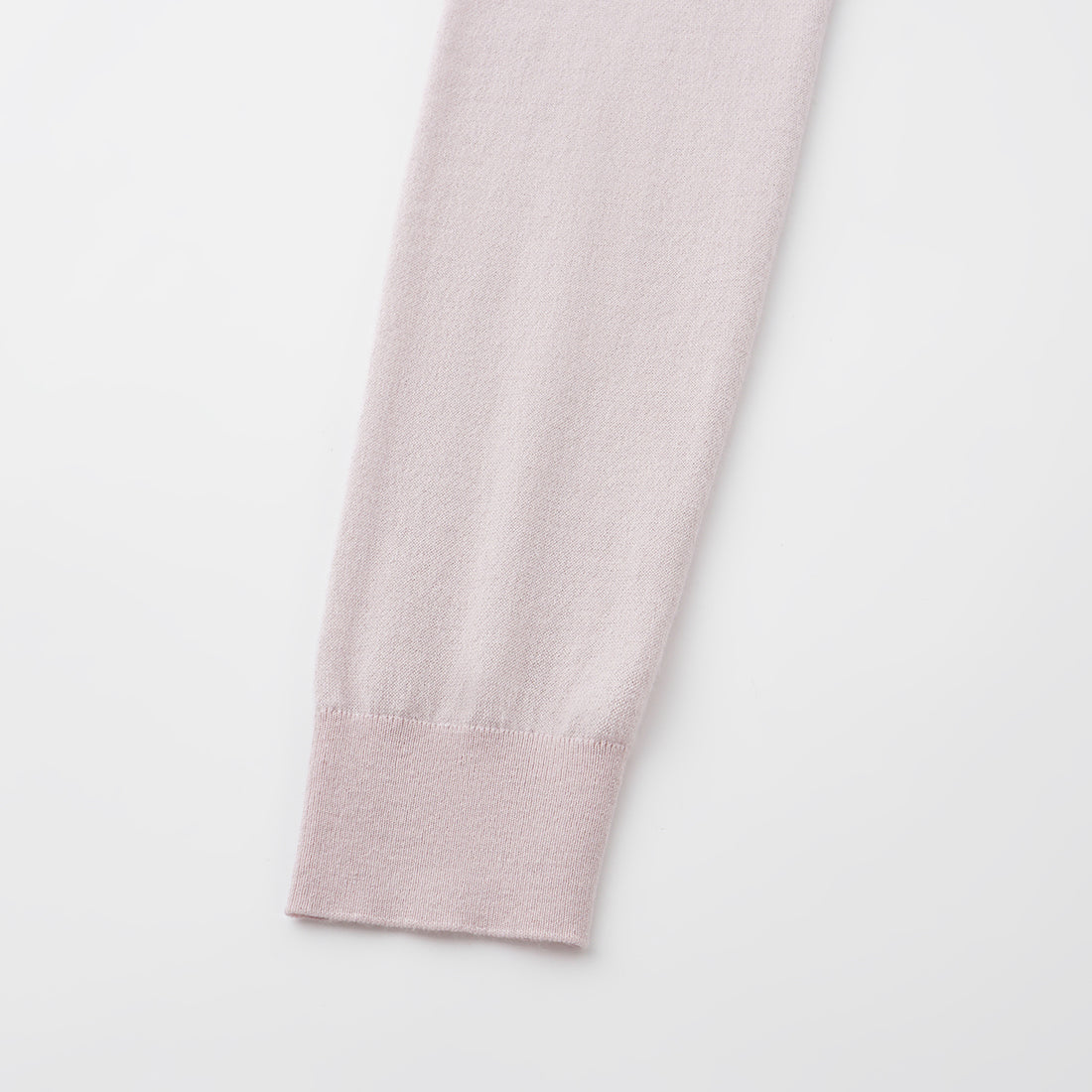 “Winter Diary"Cashmere極簡純色立領針織衫—Blush Breeze玫瑰胭粉