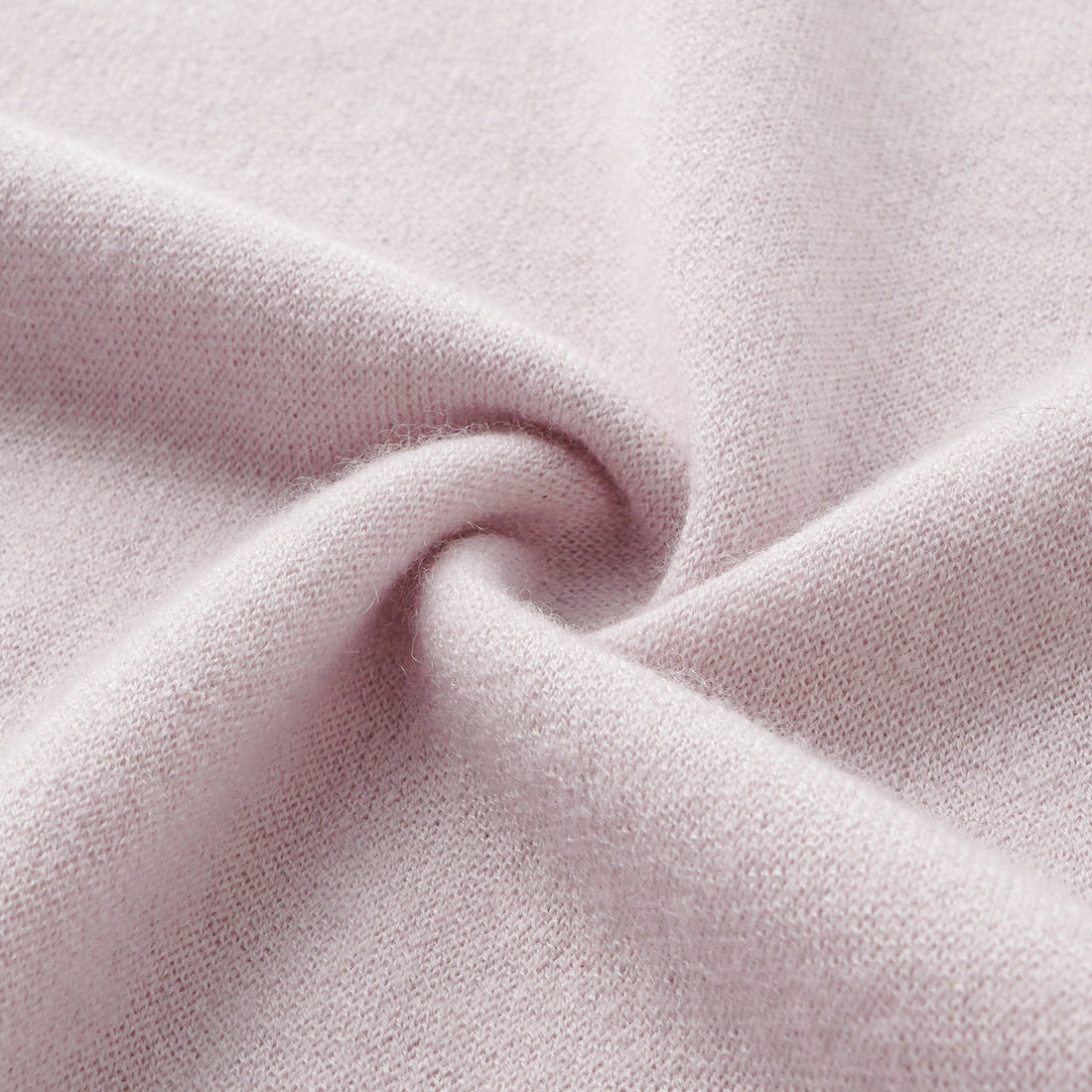 “Winter Diary"Cashmere極簡純色立領針織衫—Blush Breeze玫瑰胭粉