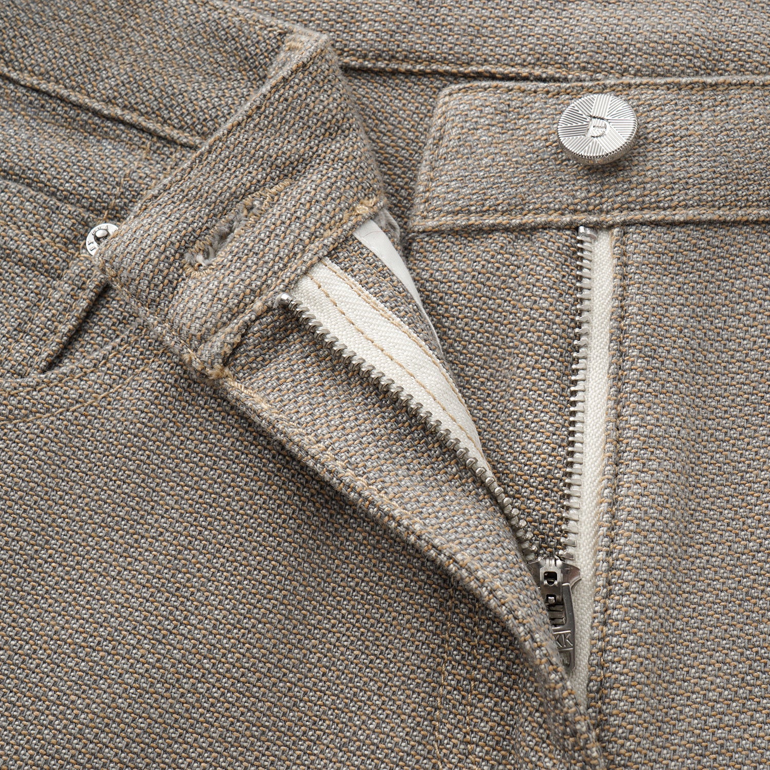 “Easy-go Chic“土耳其頂級霧紋棉中低腰牛仔褲—Smoky Agarwood沉香煙褐