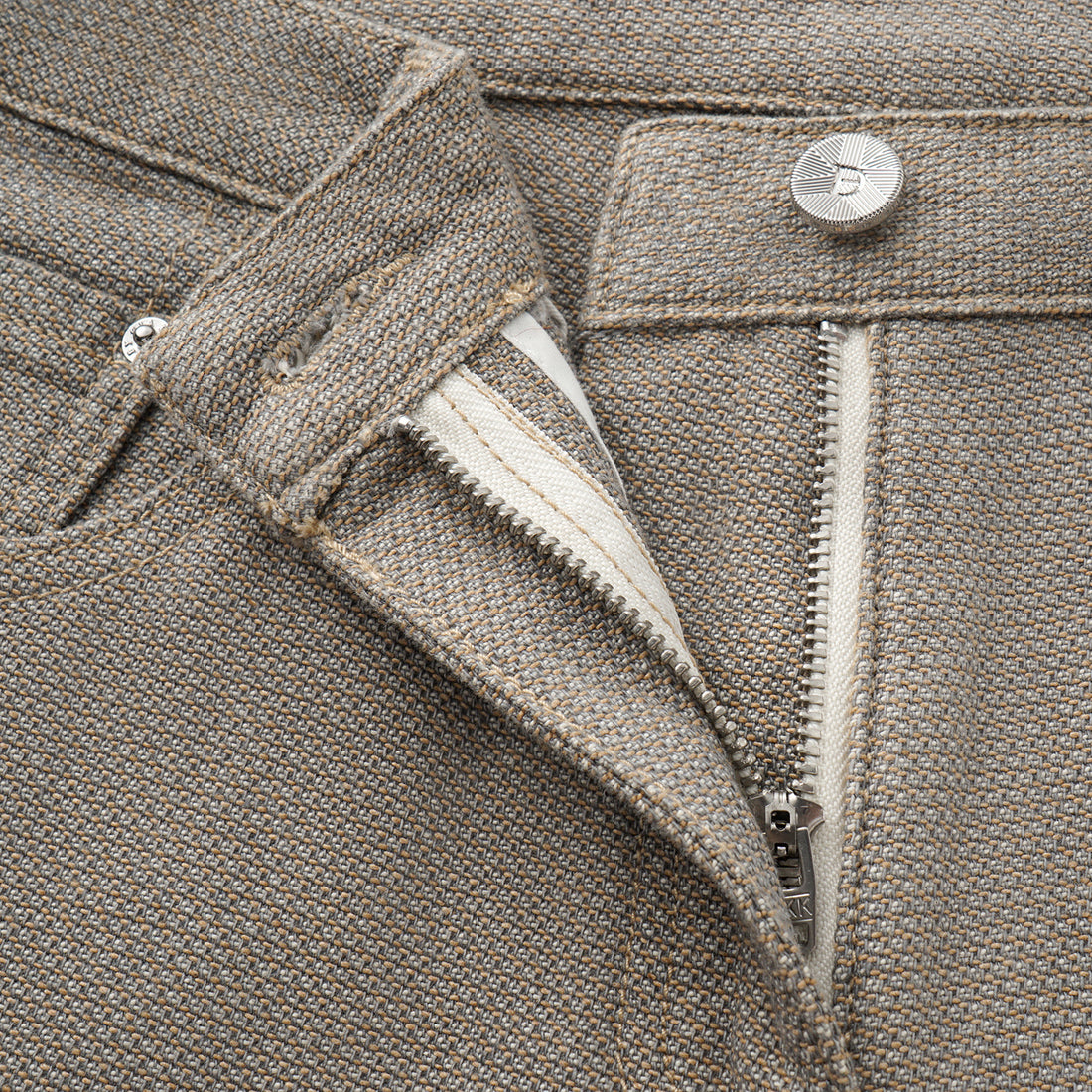 “Easy-go Chic“土耳其頂級霧紋棉中低腰牛仔褲—Smoky Agarwood沉香煙褐