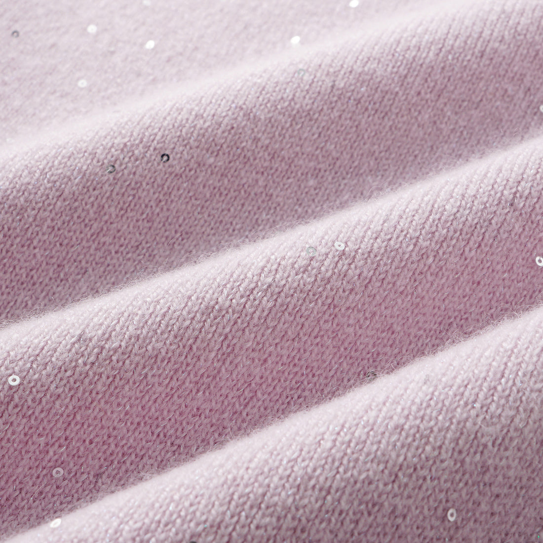 “Autumn Diary” 100% Cashmere極細絨柔星點針織長褲—Lilac Dawn紫丁曙夢