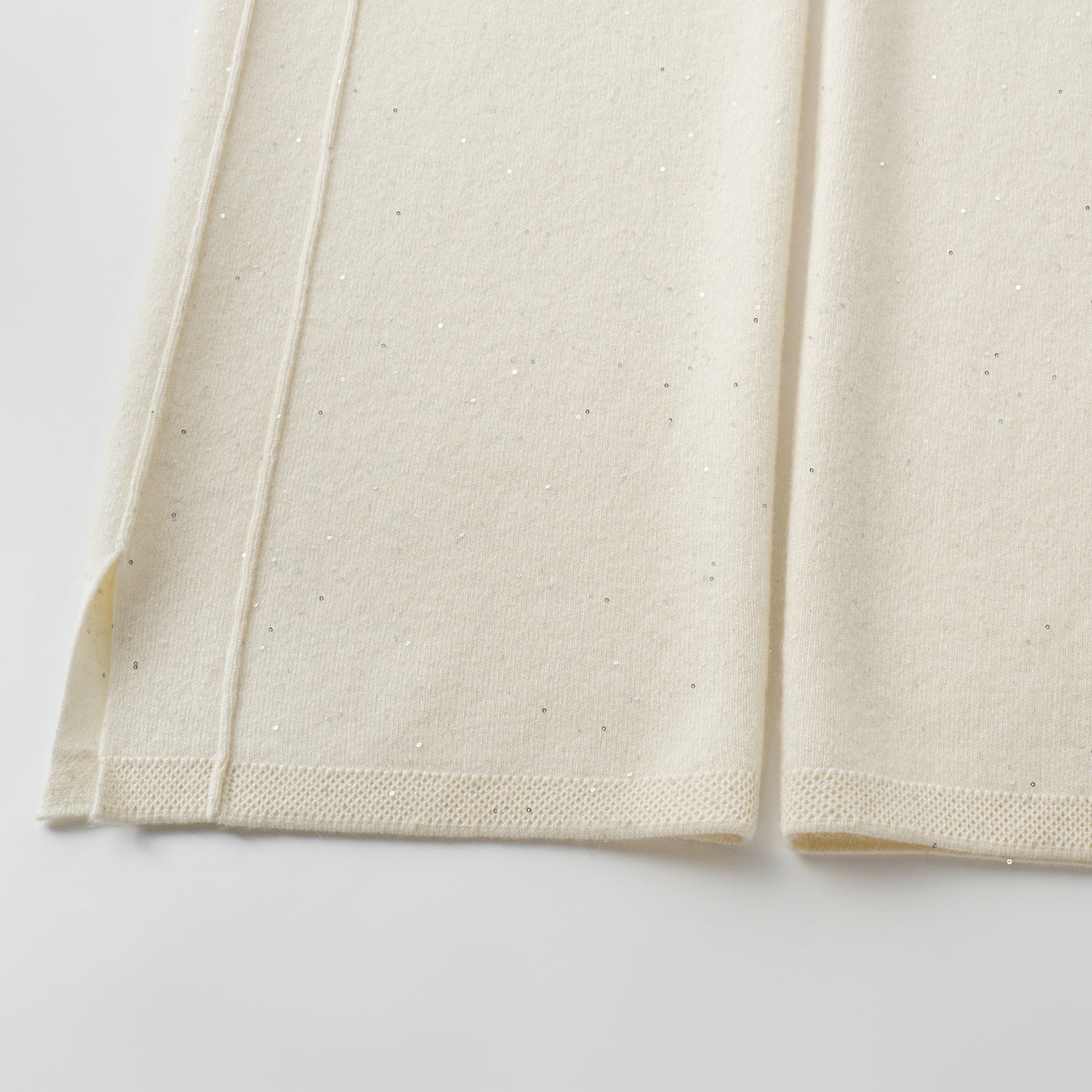 “Autumn Diary” 100% Cashmere極細絨柔星點針織長褲—Velour Moonlight絲絨月光