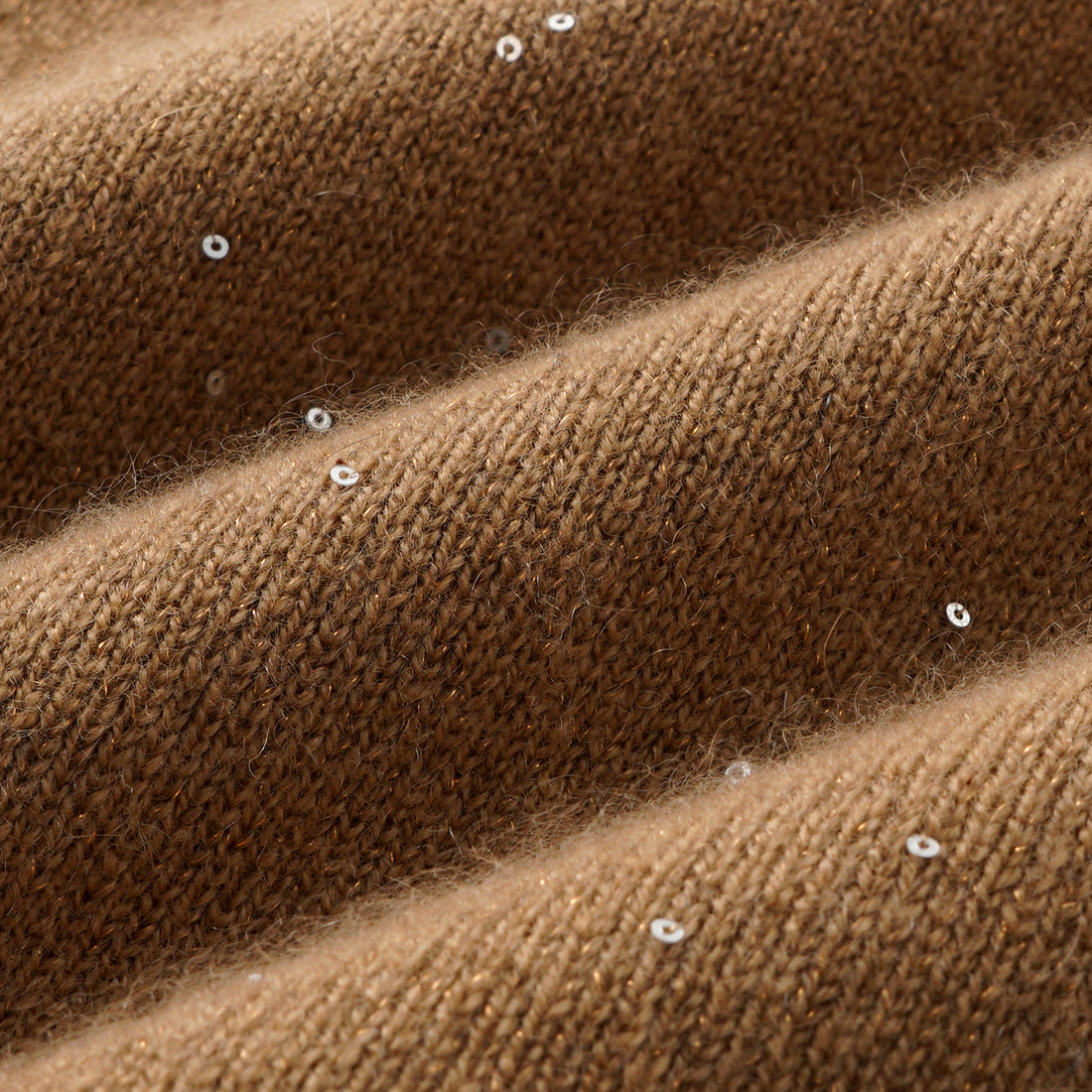 “Autumn Diary” 100% Cashmere極細絨柔星點針織長褲—Golden Acorn橡果暖陽