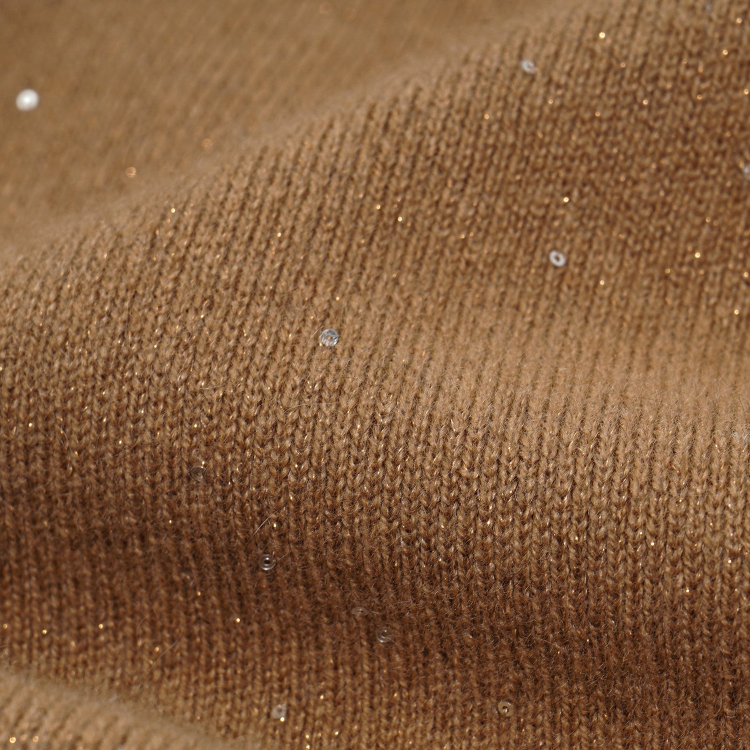 “Autumn Diary” 100% Cashmere極細絨柔星點針織長褲—Golden Acorn橡果暖陽