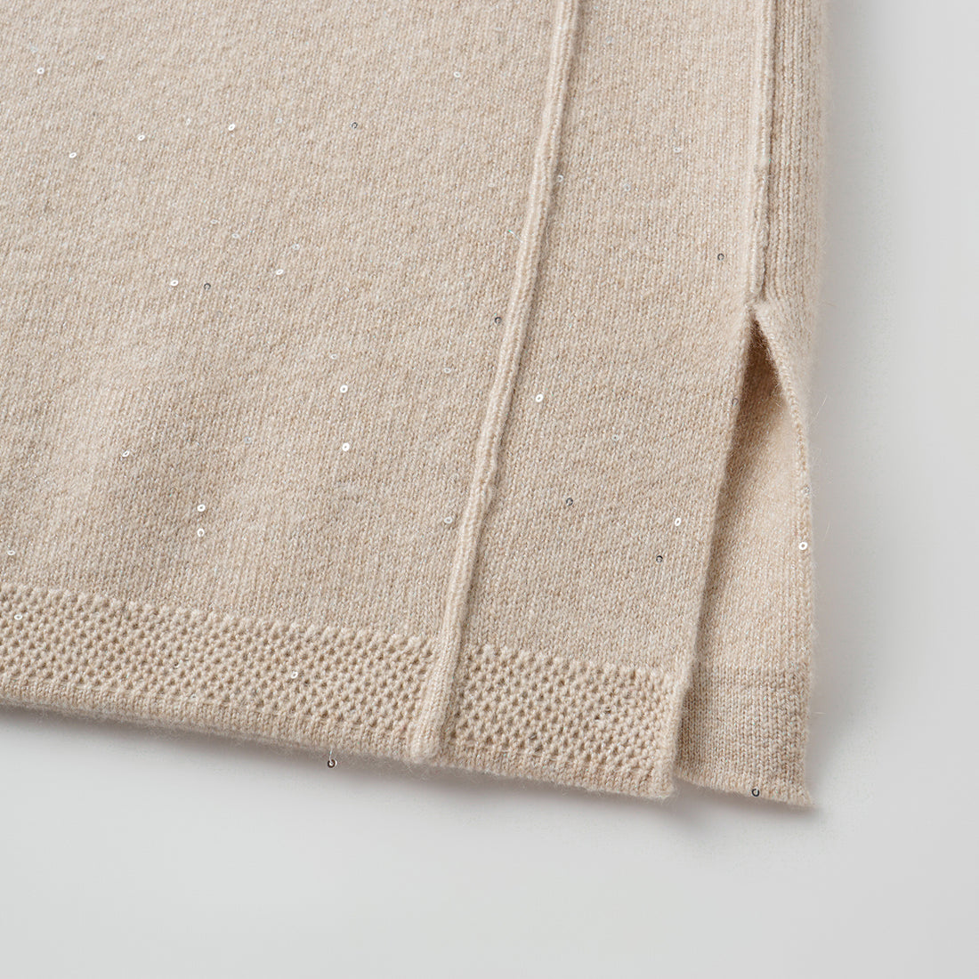 “Autumn Diary” 100% Cashmere極細絨柔星點針織長褲—Dream of Wheatfield麥田之夢