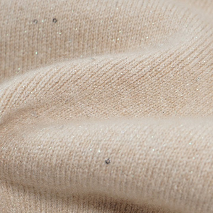 “Autumn Diary” 100% Cashmere極細絨柔星點針織長褲—Dream of Wheatfield麥田之夢