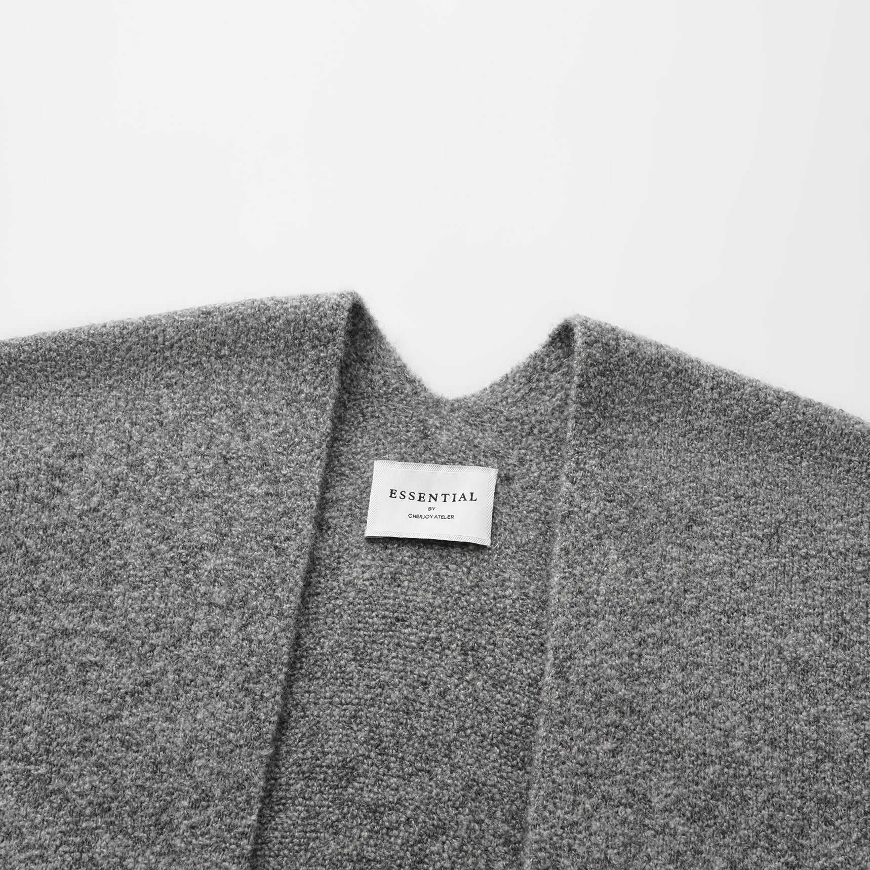 “Autumn Diary” Cashmere雲絨針織流蘇披肩—Mist Nocturne霧城小夜