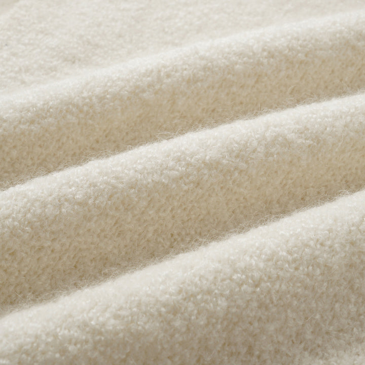 “Autumn Diary”Cashmere雲絨針織流蘇披肩—DuomoReverie畫境白夢