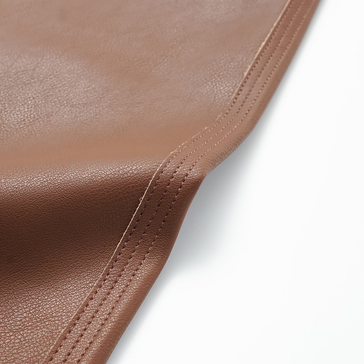 "Easy-go Chic" Vegan Leather Cropped Pants - Honey Brown 