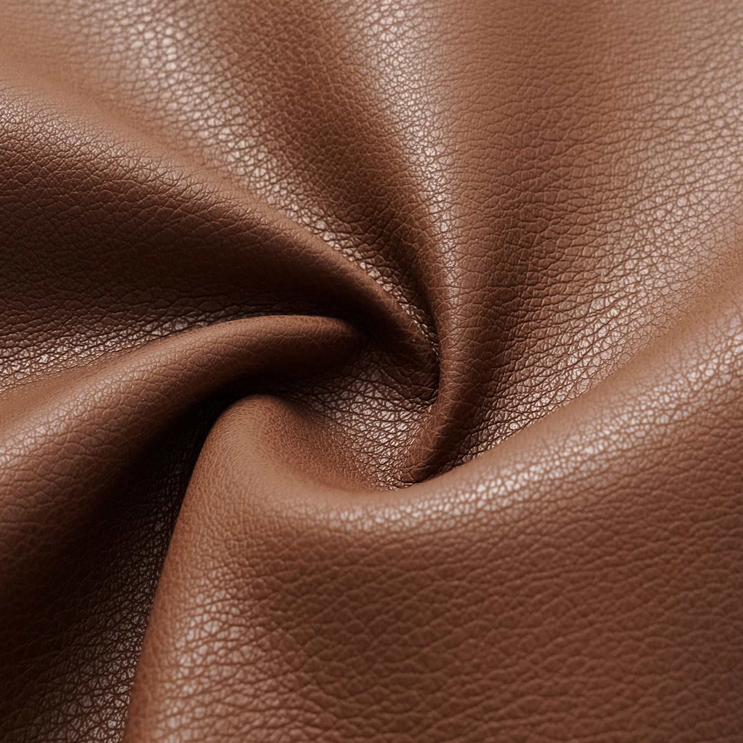 "Easy-go Chic" Vegan Leather Cropped Pants - Honey Brown 