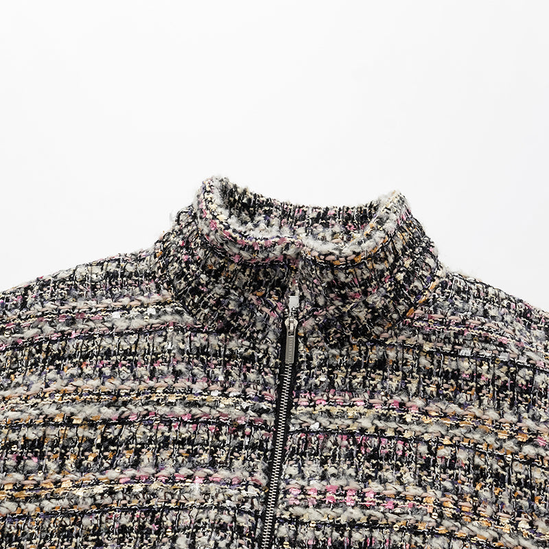 “午後洛杉磯” 花呢棒球外套