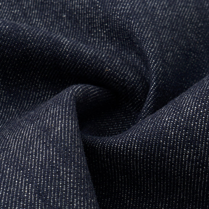 “Easy Go Chic” 義大利浮描蠟花繪印工藝九分牛仔褲—Blue Bloom藍野花語