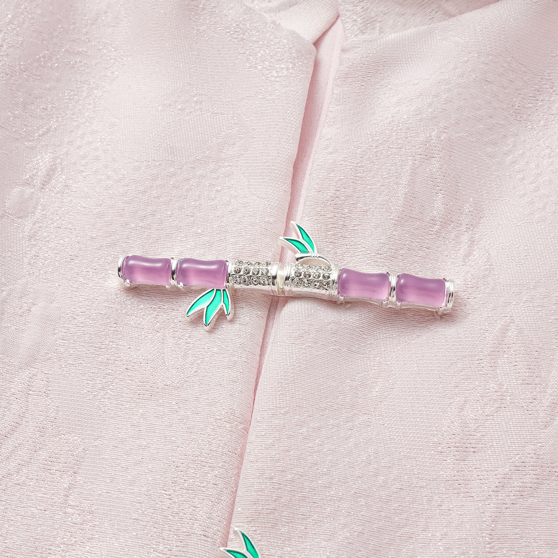 “茶宴” 碎銀工藝提花輕國風馬甲背心—粉露芙蓉