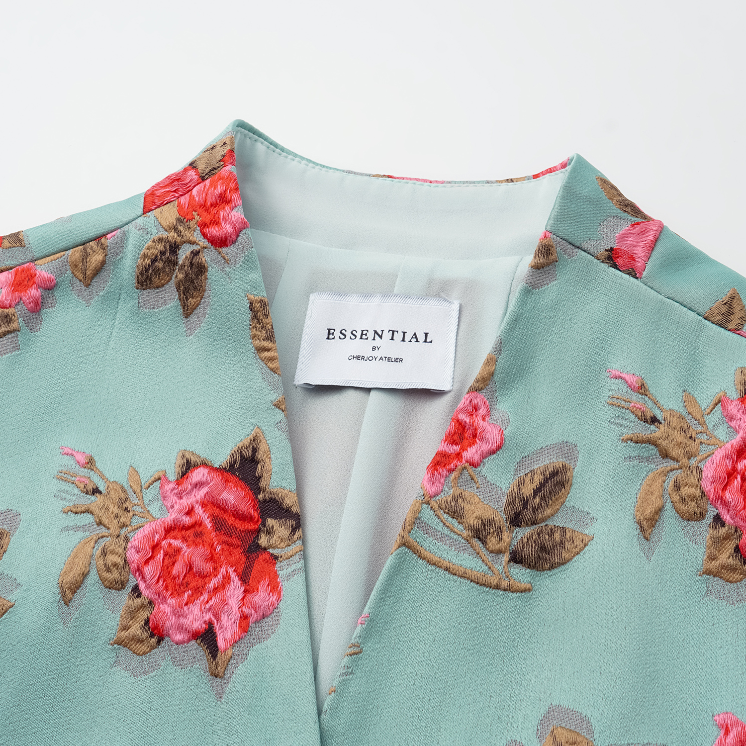 “Imperial Garden Teatime” 意大利立體提花特殊剪裁輕國風上衣