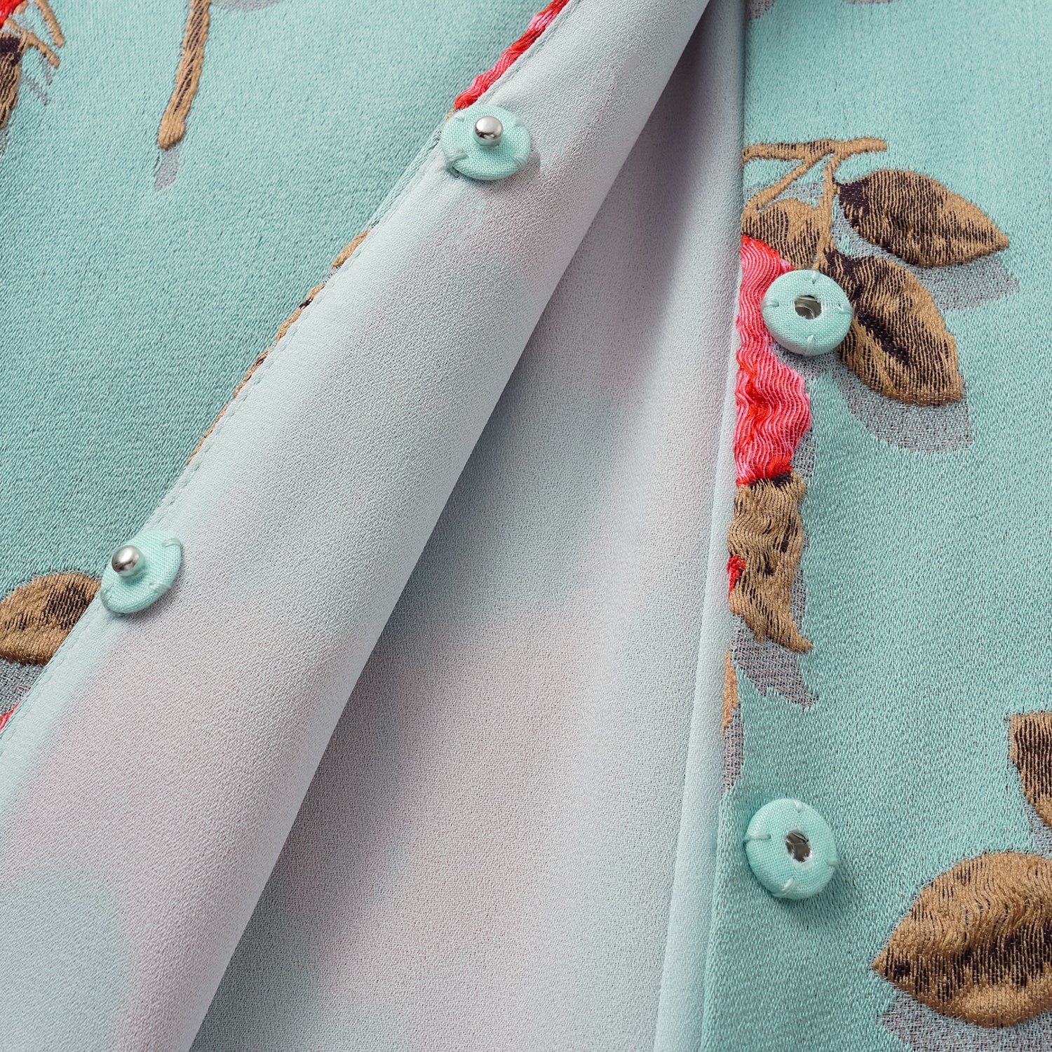 “Imperial Garden Teatime” 意大利立體提花特殊剪裁輕國風上衣