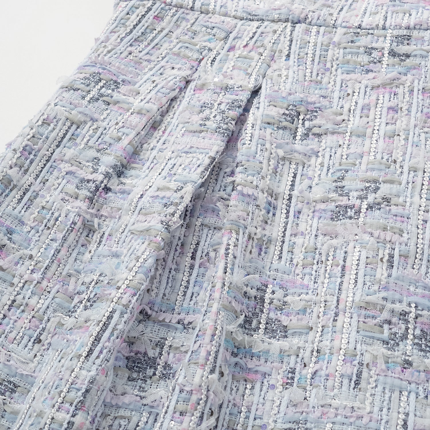 "Arcade of CherJoy Atelier." French summer light tweed three-dimensional tailoring dress 