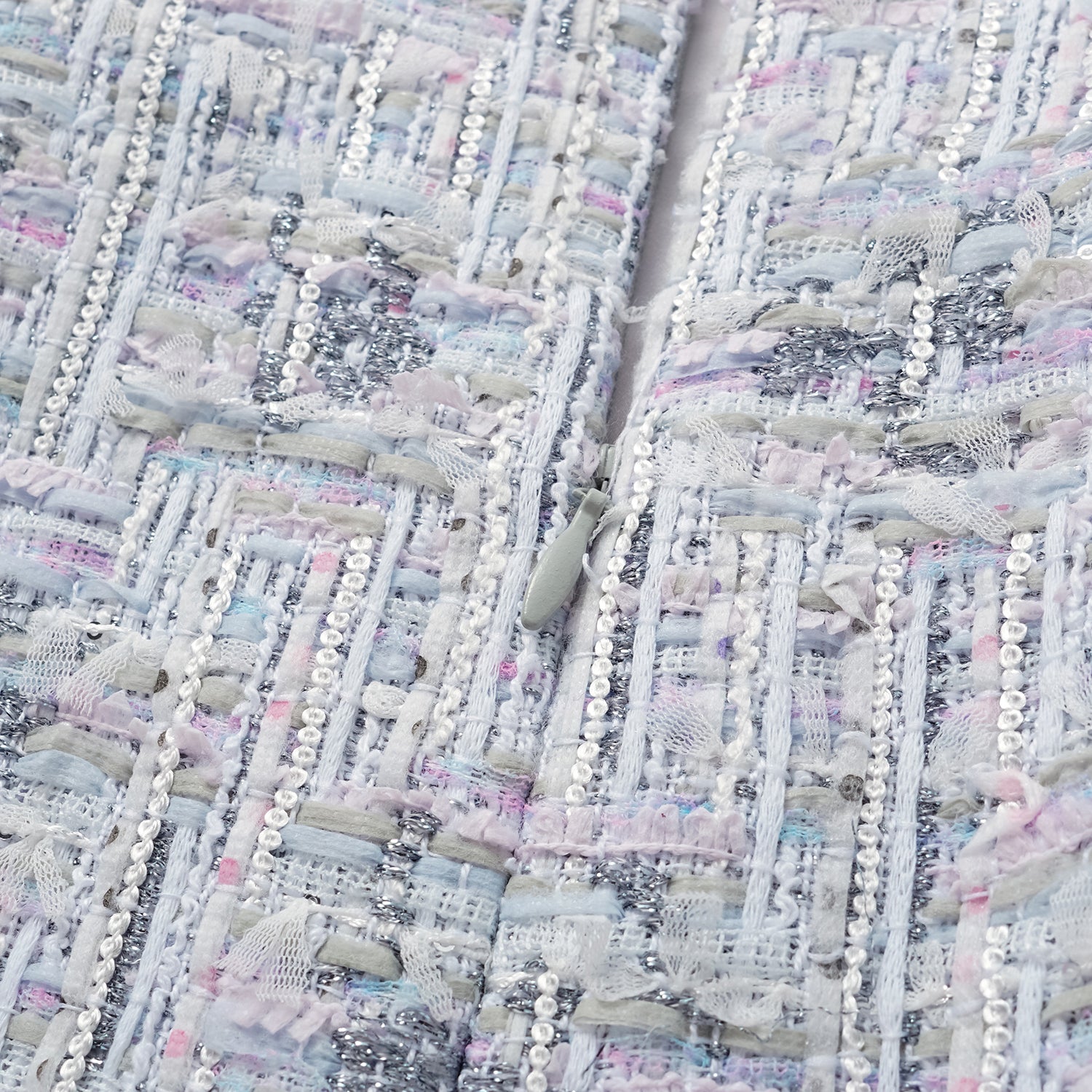 "Arcade of CherJoy Atelier." French summer light tweed three-dimensional tailoring dress 