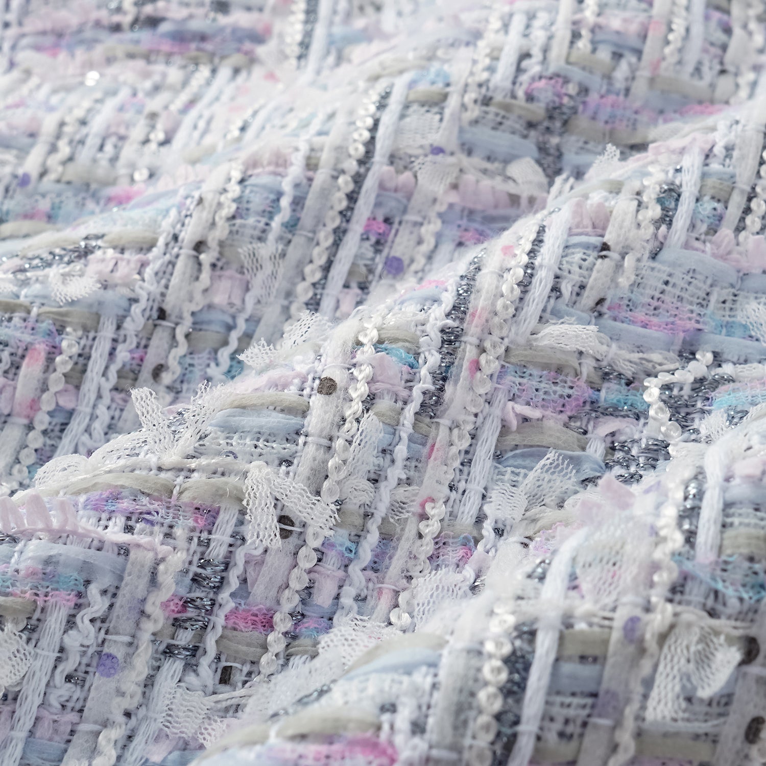 "Arcade of CherJoy Atelier." French summer light tweed three-dimensional tailoring dress 