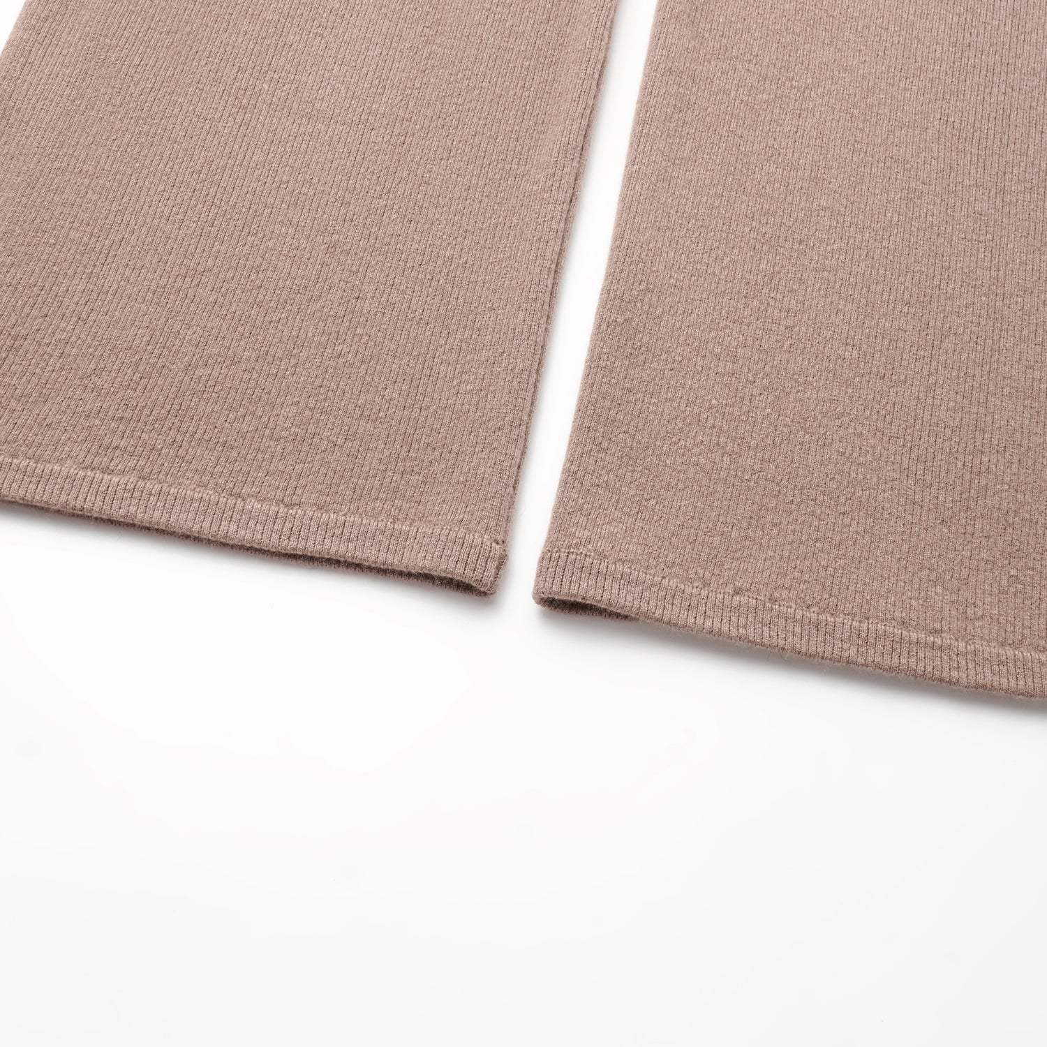 “Winter Diary” 100% Cashmere 重磅立體打褶闊腿褲—駝