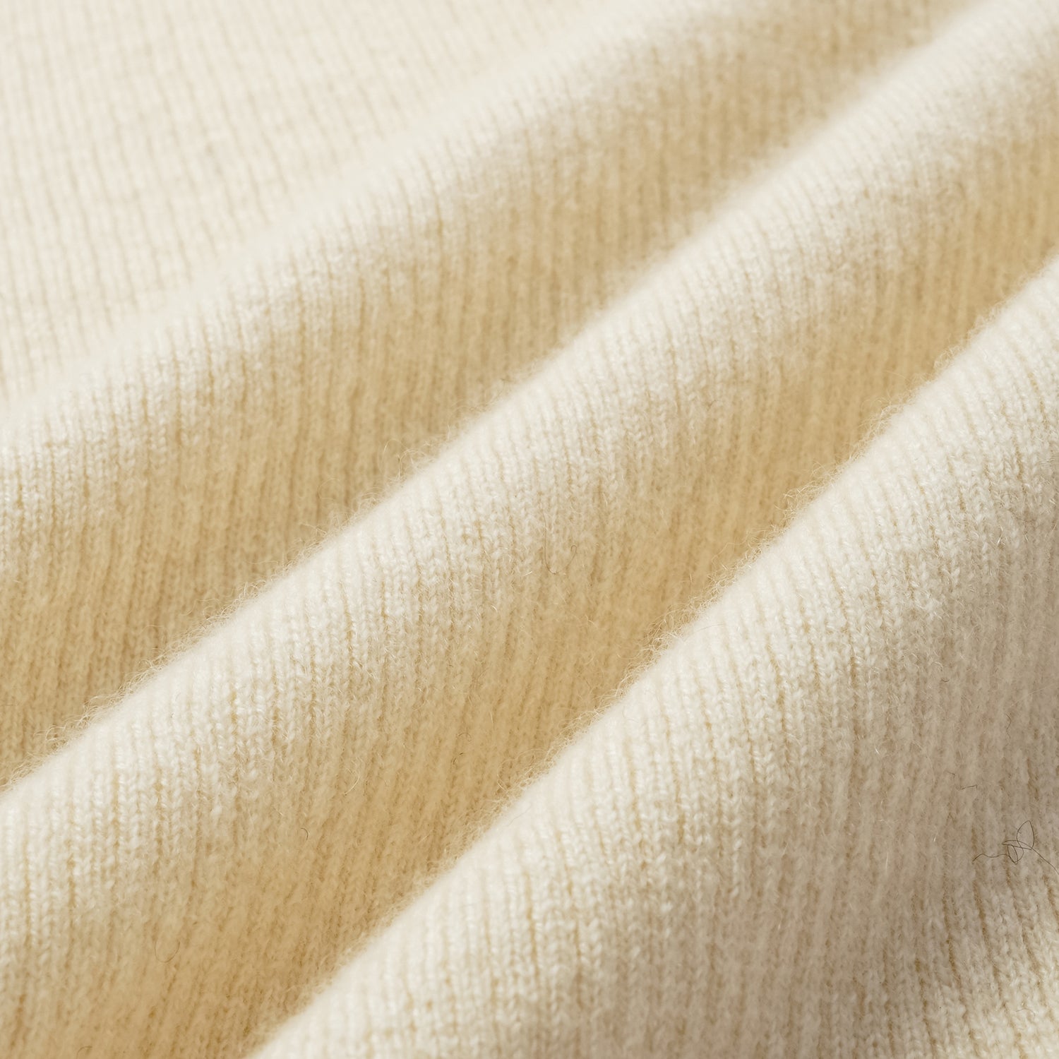 “Winter Diary” 100% Cashmere 重磅立體打褶闊腿褲—白