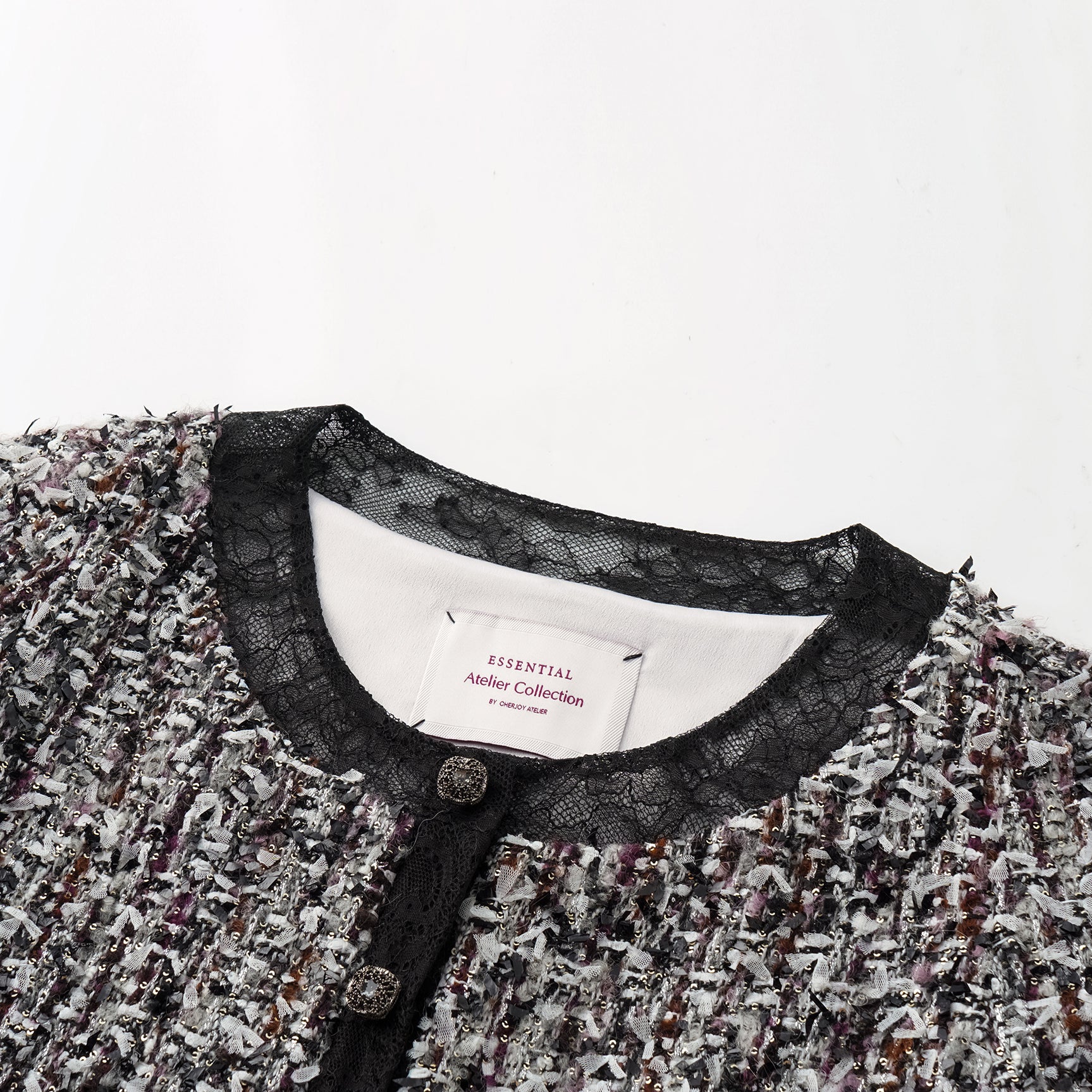 "Chelsea Citywalk."  法國花呢立體剪裁外套—Seine Night 塞納夜畔