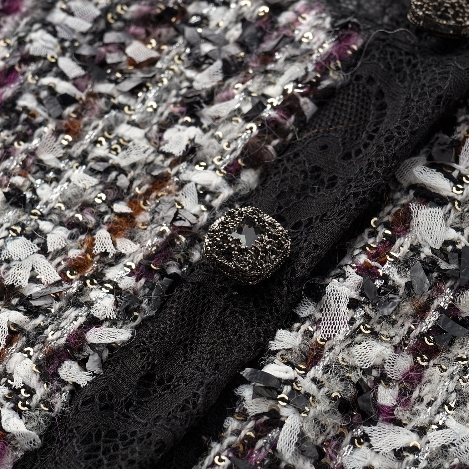 "Chelsea Citywalk."  法國花呢立體剪裁外套—Seine Night 塞納夜畔