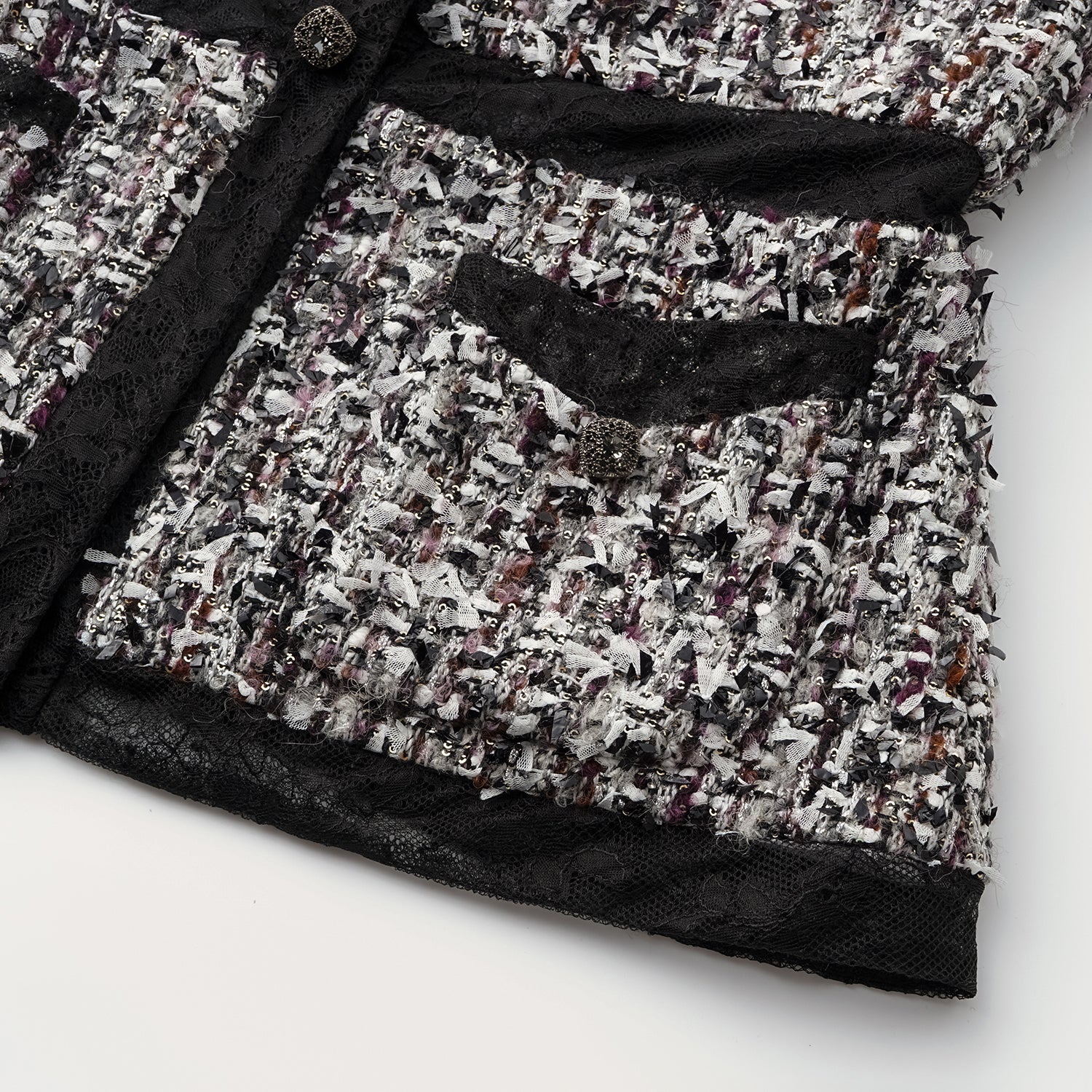 "Chelsea Citywalk."  法國花呢立體剪裁外套—Seine Night 塞納夜畔