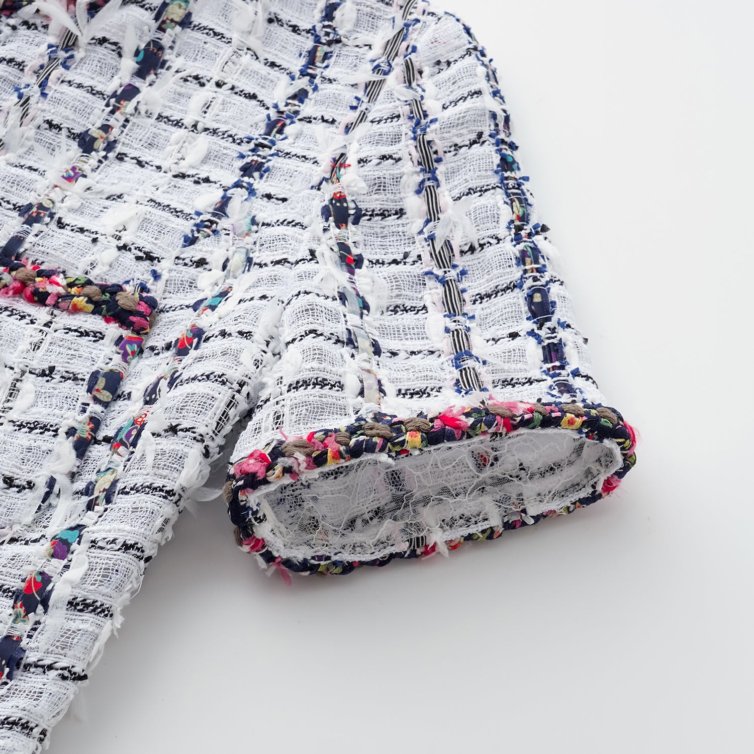 "Chelsea Citywalk." 法國夏日輕薄花呢立體剪裁外套—Paris Mosaic巴黎織語