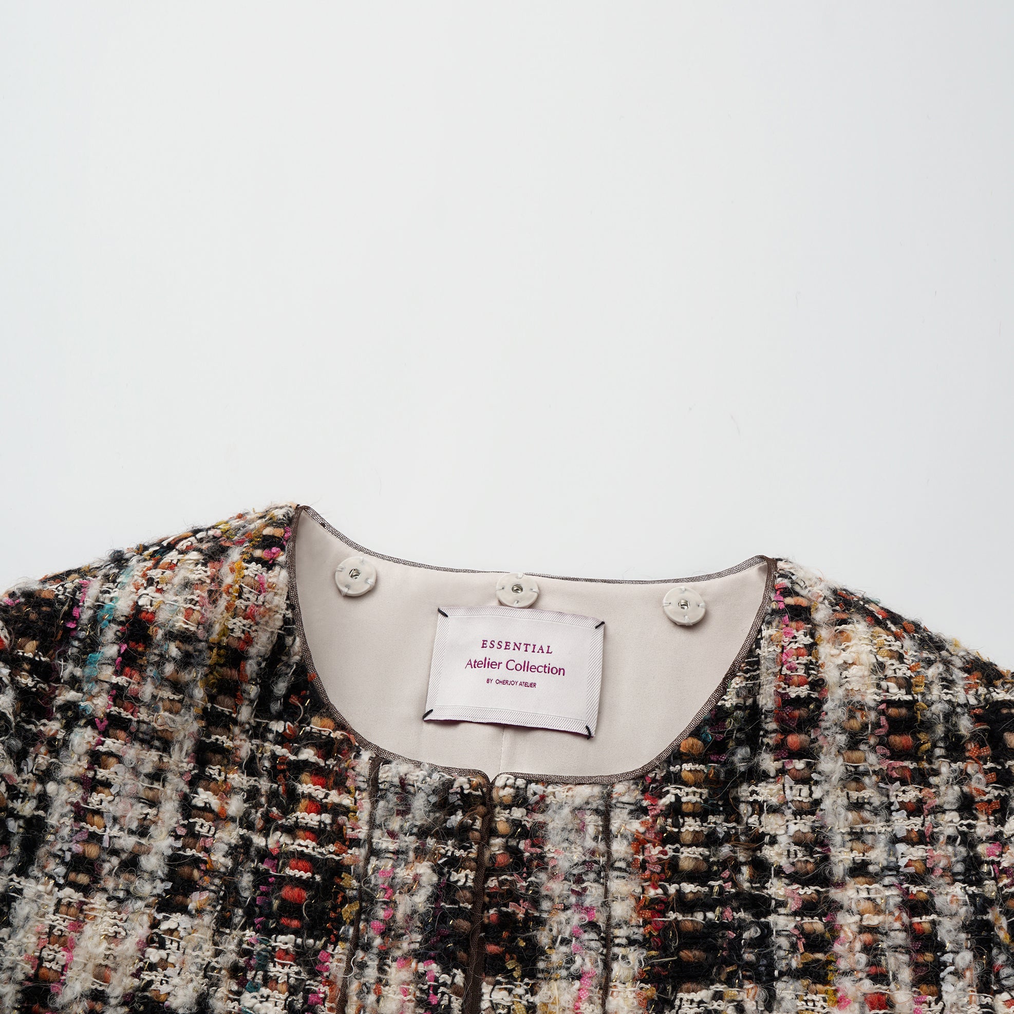 "午後洛杉磯"法國立體絨圈格織羊毛花呢外套—Manchester Pictorial曼城畫報