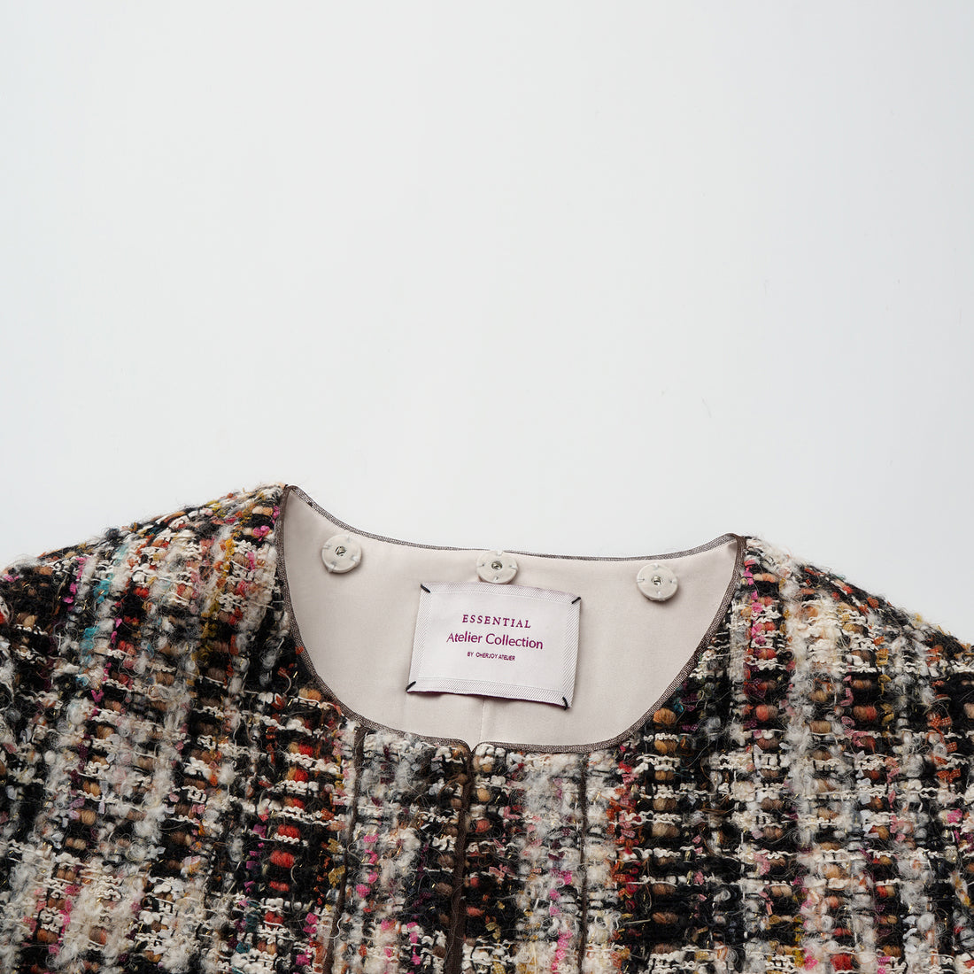 "午後洛杉磯"法國立體絨圈格織羊毛花呢外套—Manchester Pictorial曼城畫報