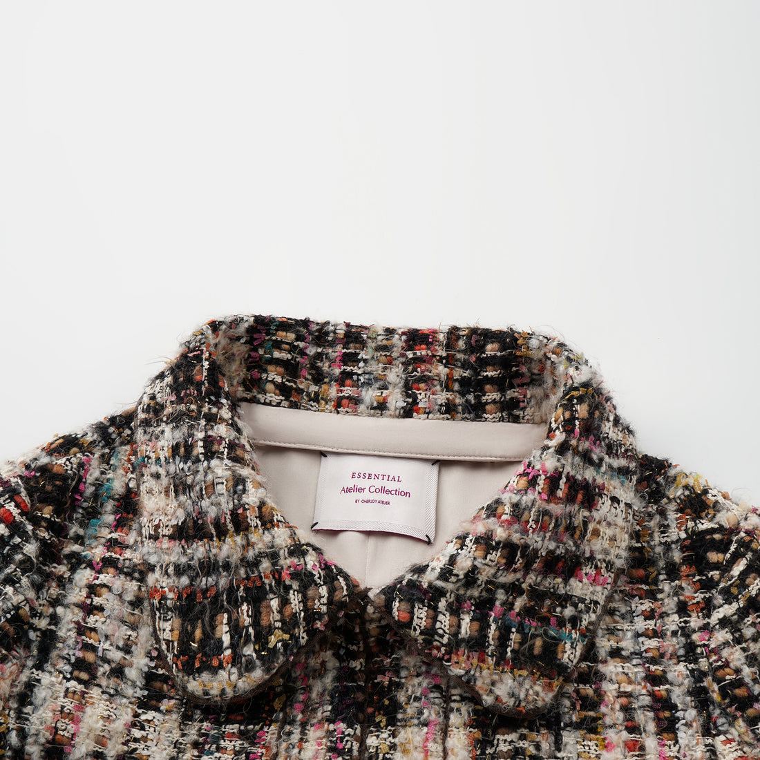 "午後洛杉磯"法國立體絨圈格織羊毛花呢外套—Manchester Pictorial曼城畫報