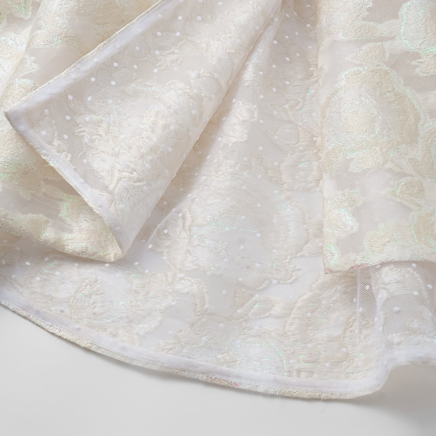 “茶宴” 燒花工藝提花輕國風外套—月映荷塘