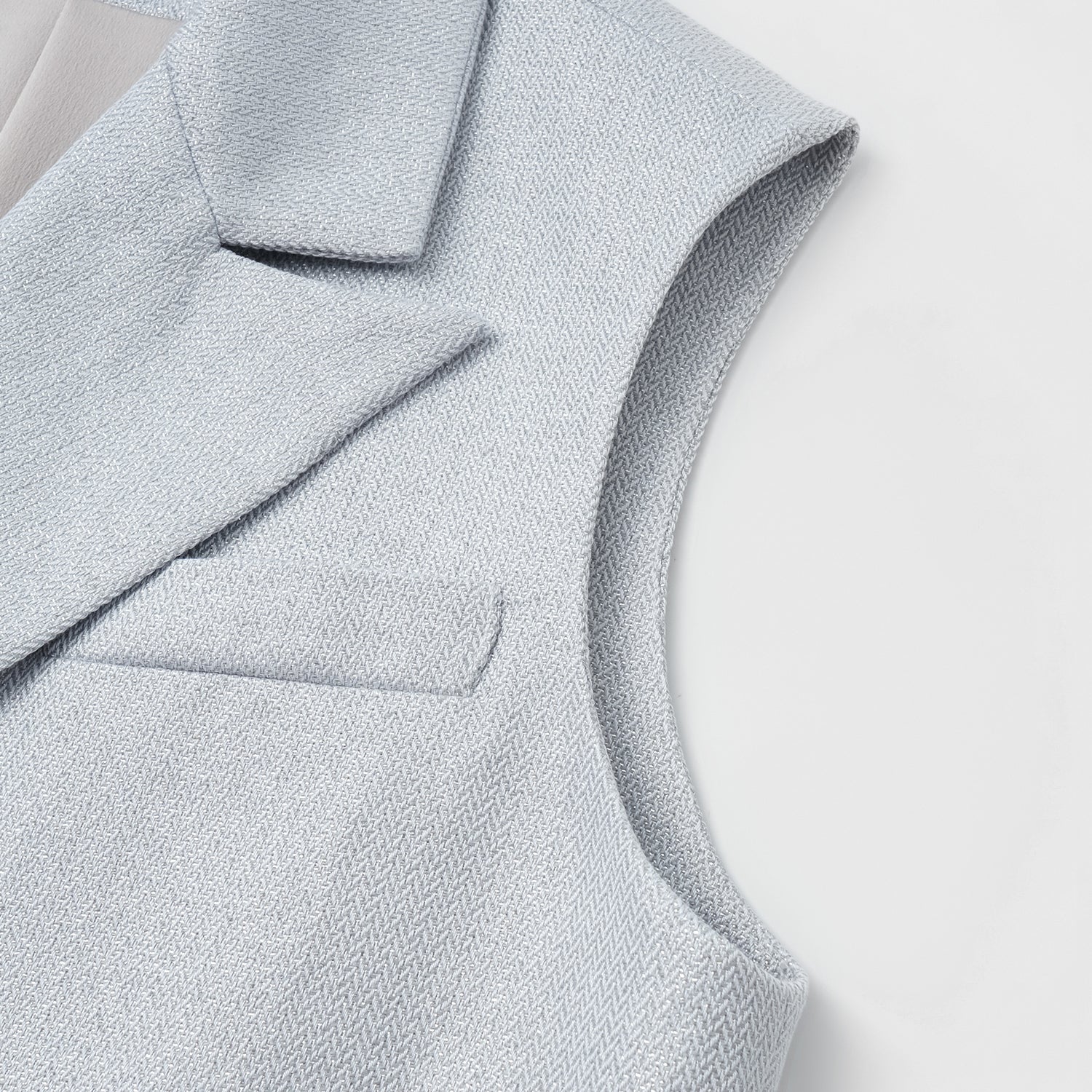 “Westminster Weekdays." 西班牙頂級銀骨西裝背心—Light Blue