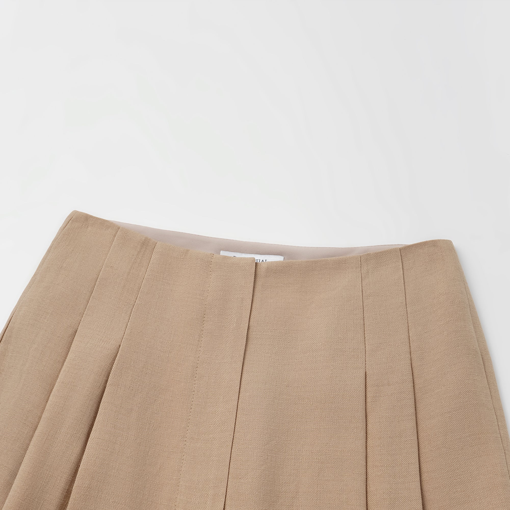 "Weekend at Monaco." 特殊絲竹肌理工藝醋酸立體剪裁闊腿8分褲—Mild