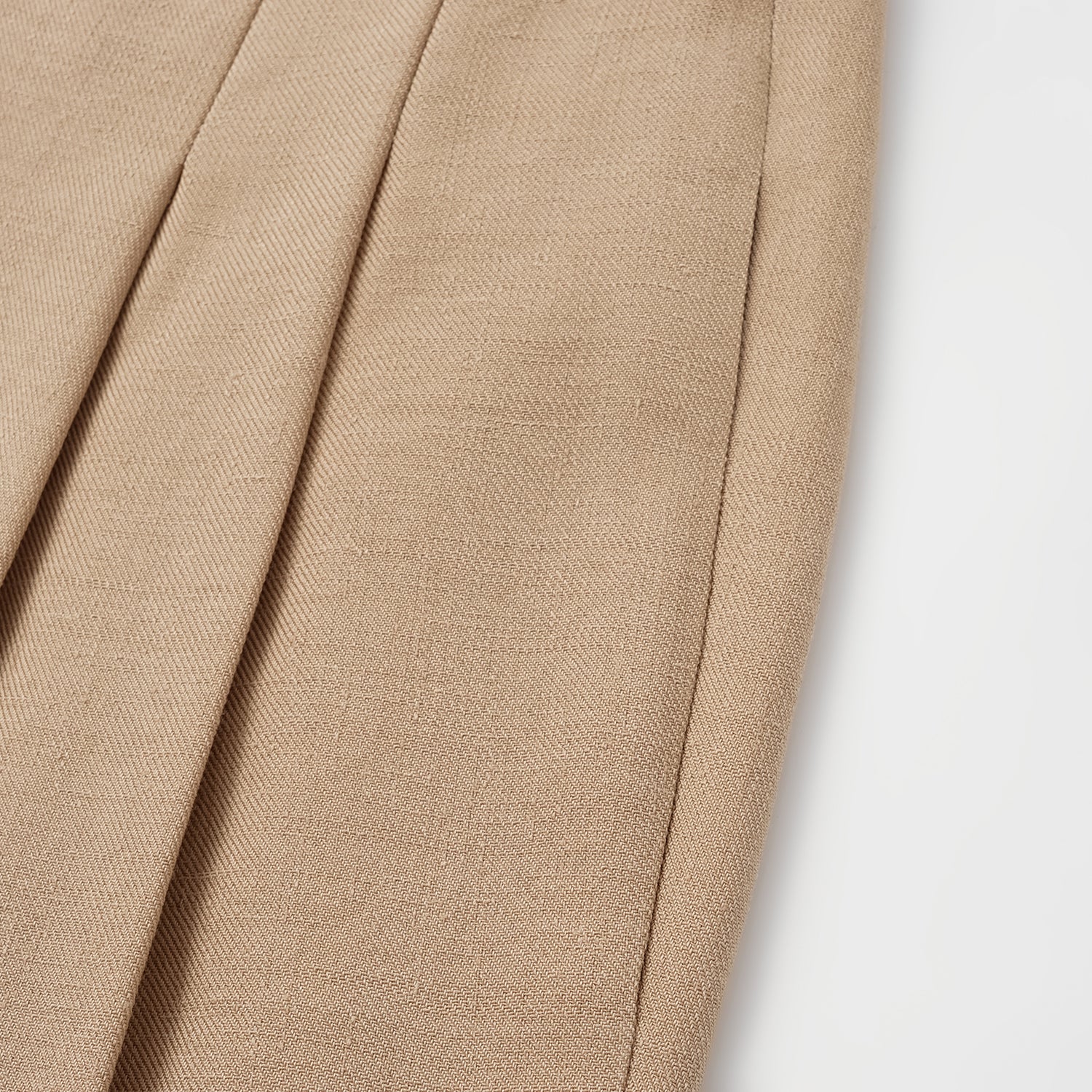 "Weekend at Monaco." 特殊絲竹肌理工藝醋酸立體剪裁闊腿8分褲—Mild