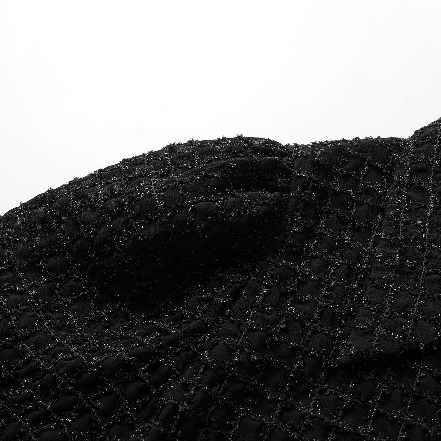 “Mayfair Datenight" 提花蕾絲襯衫—Midnight