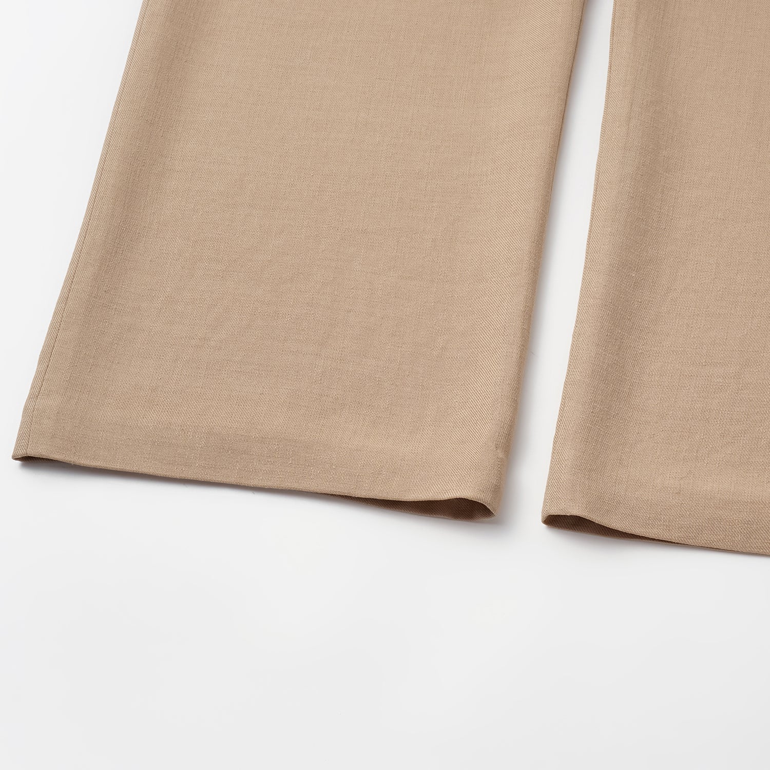 "Weekend at Monaco." 特殊絲竹肌理工藝醋酸立體剪裁闊腿8分褲—Mild