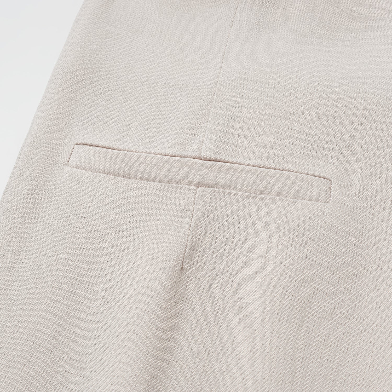 "Weekend at Monaco." 特殊絲竹肌理工藝醋酸立體剪裁闊腿8分褲—Mute